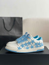 AMIRI Star White Blue Low Top Sneakers