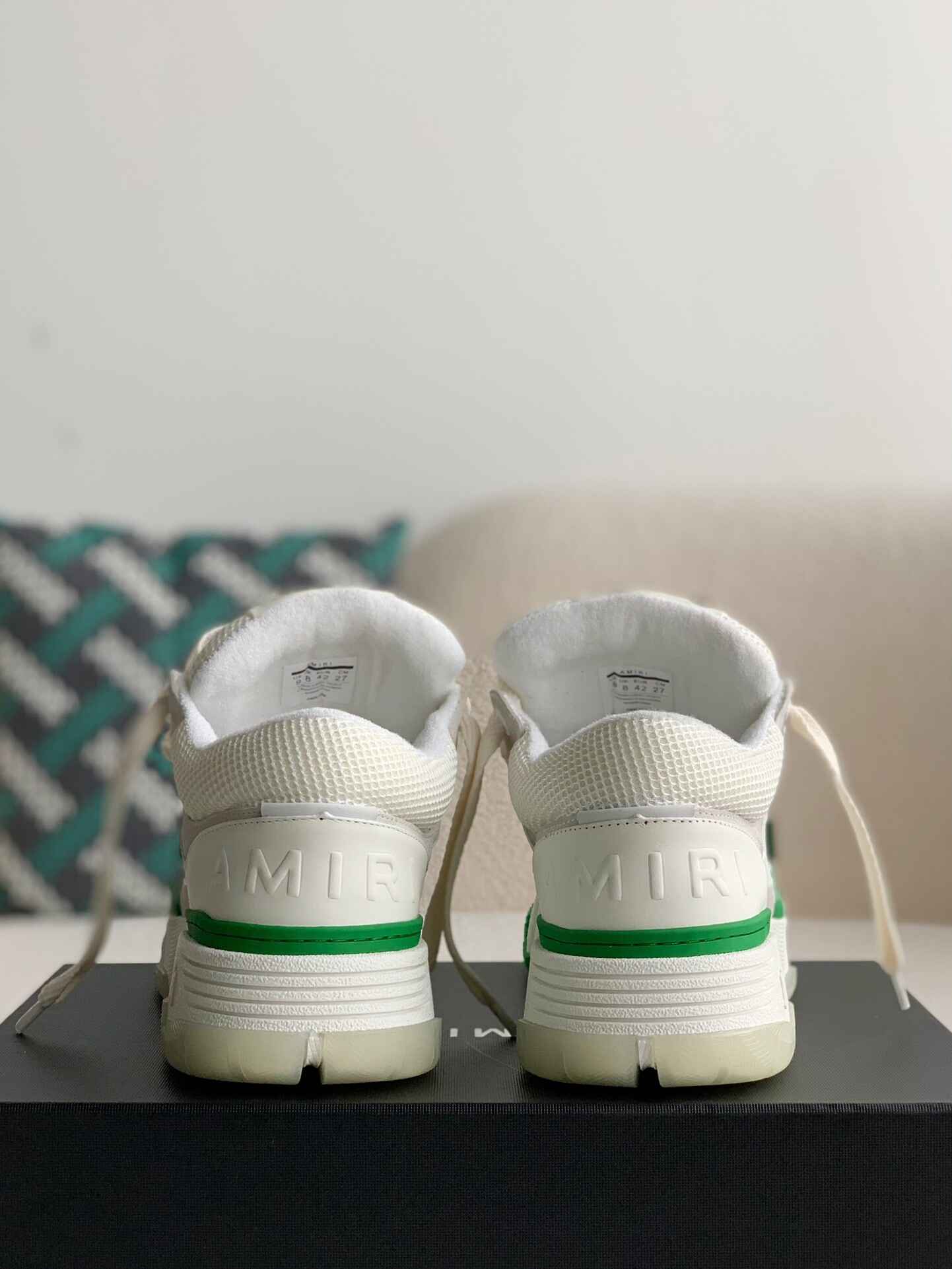 AMIRI MA-1 Trainer White Green Sneaker