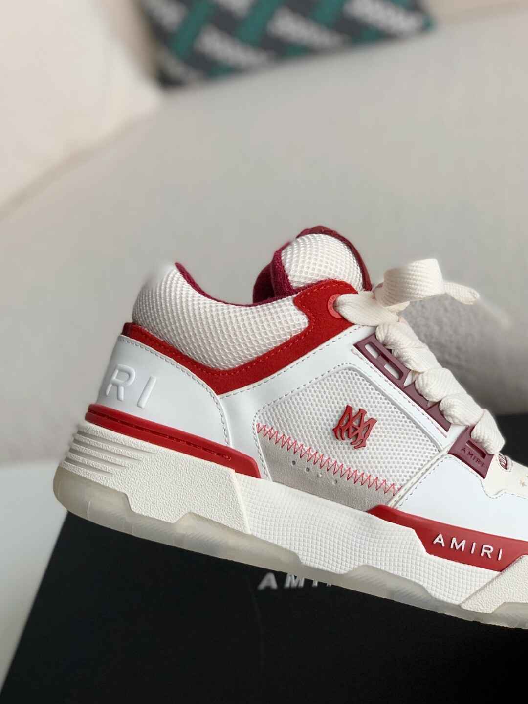 AMIRI MA-1 Trainer White Red Sneaker