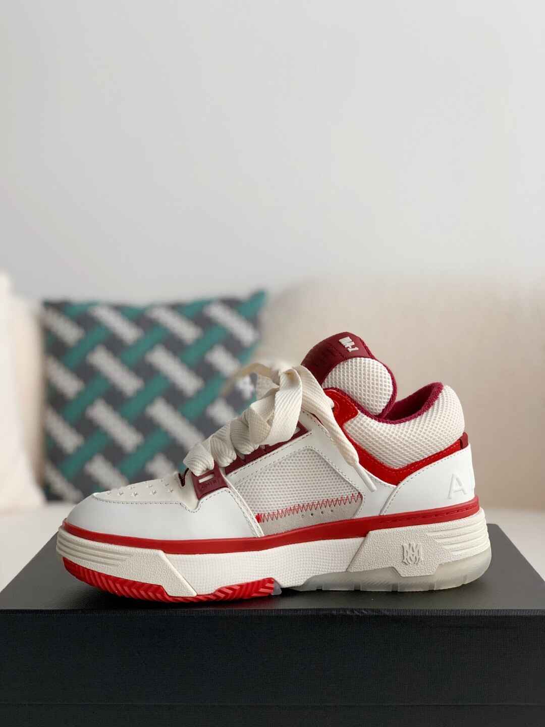 AMIRI MA-1 Trainer White Red Sneaker