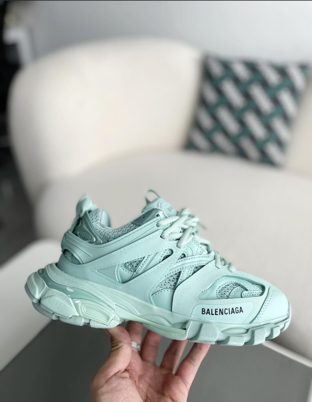 Balenciaga Track Recycled Green Sneaker - tntwear1