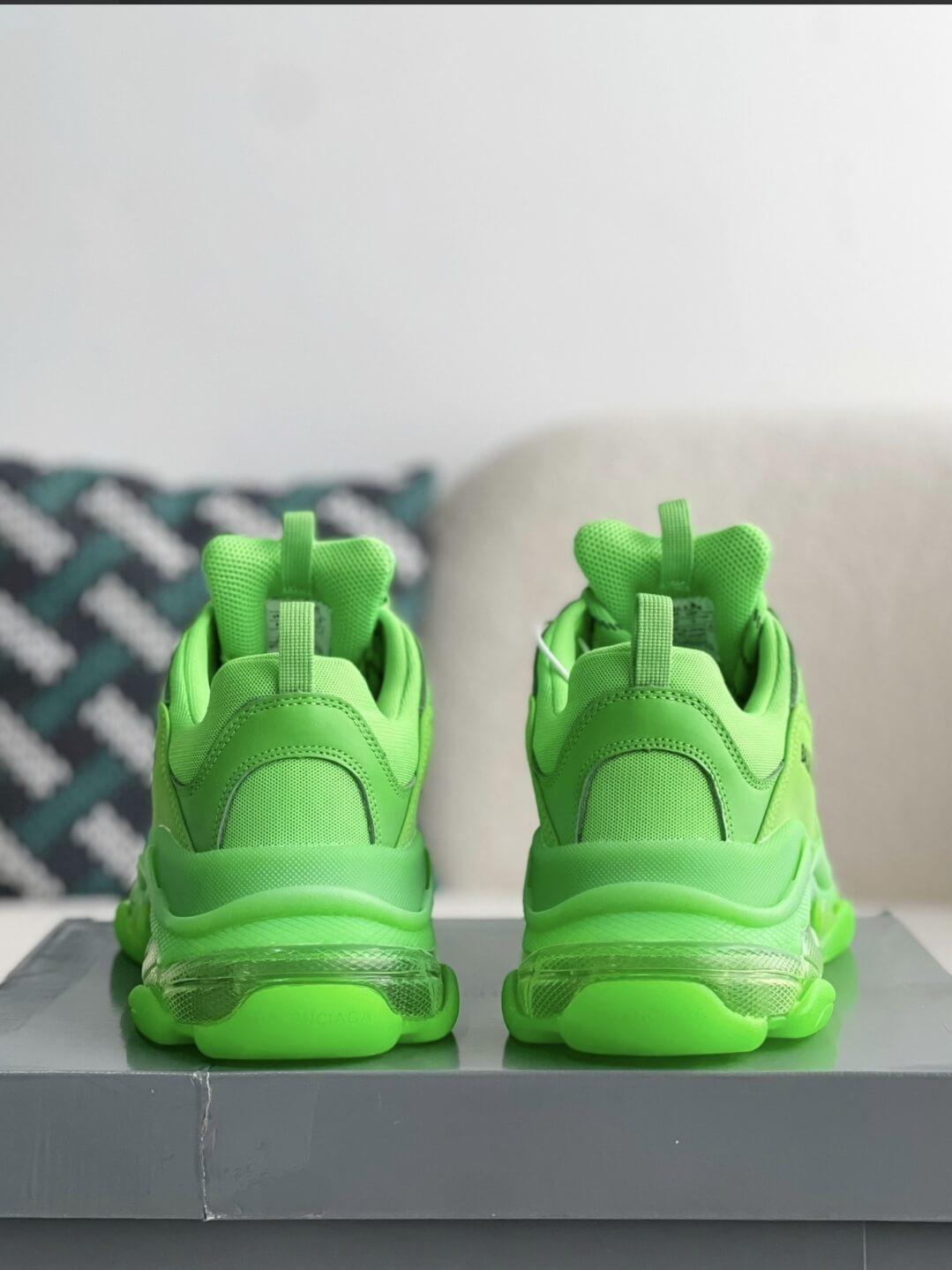 Balenciaga Triple S Green Sneaker - tntwear1