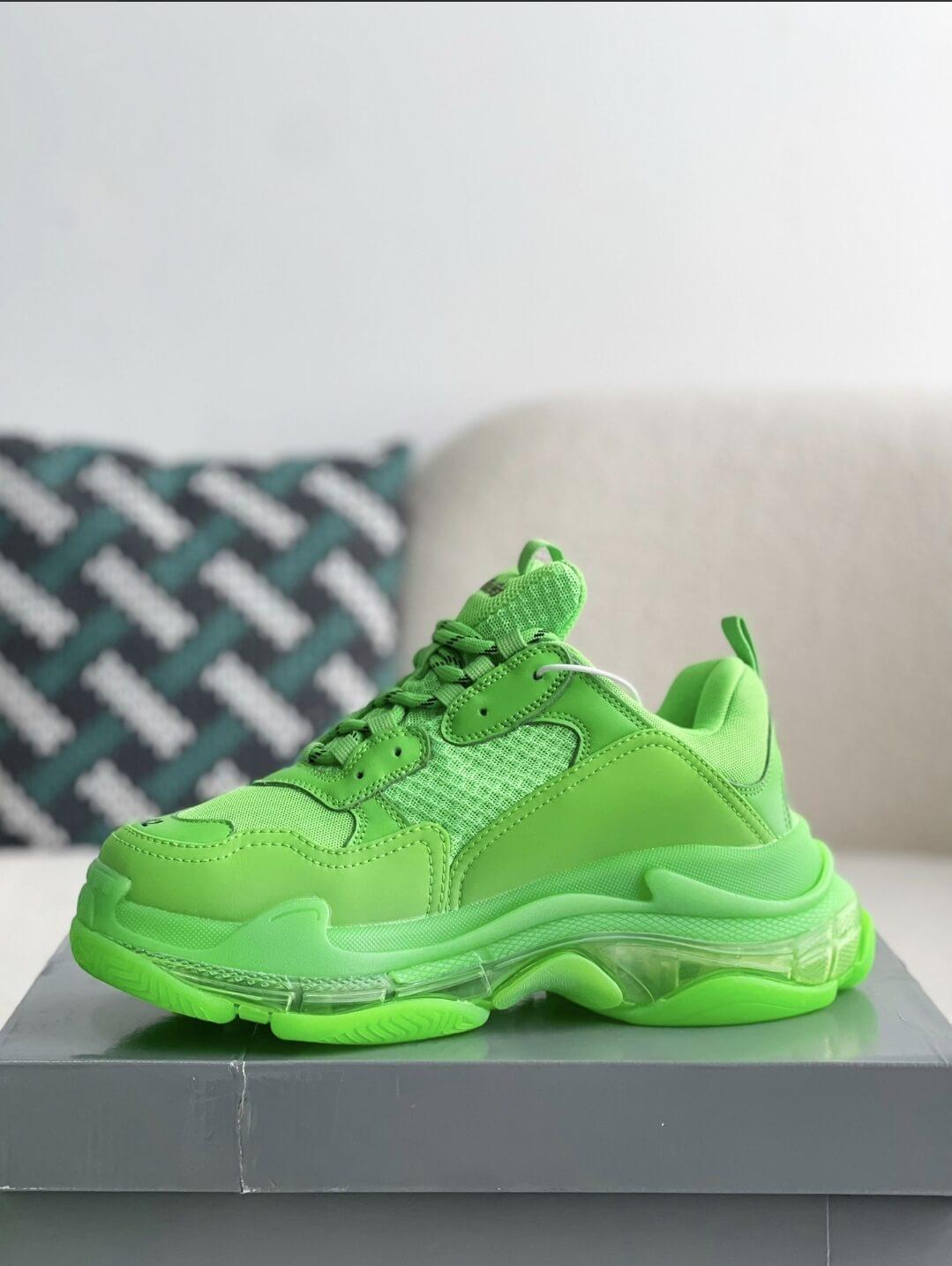 Balenciaga Triple S Green Sneaker - tntwear1