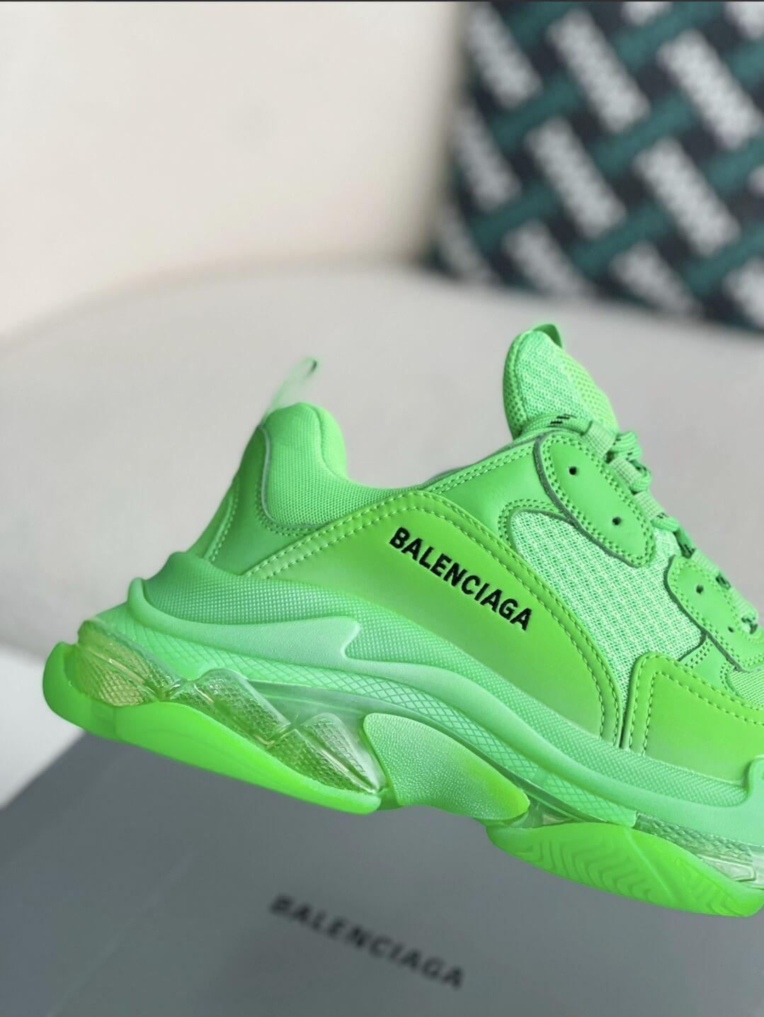 Balenciaga Triple S Green Sneaker - tntwear1