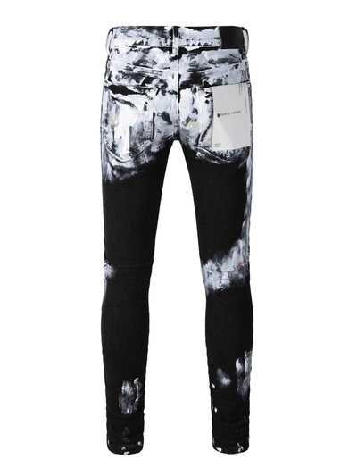 Black & Grey Paint Jeans