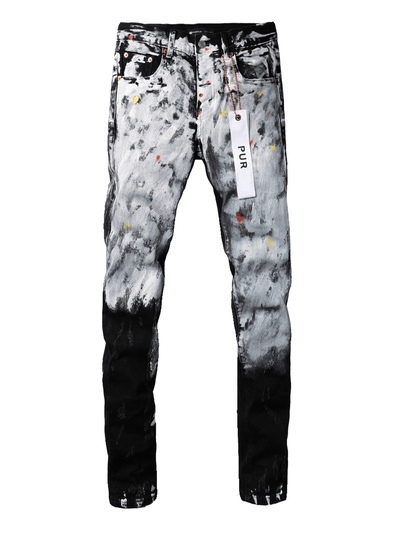 Black & Grey Paint Jeans