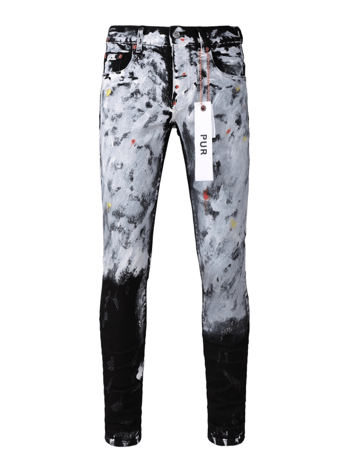 Black & Grey Paint Jeans