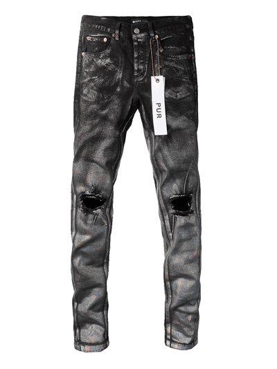 Black Knee Ripped Jeans