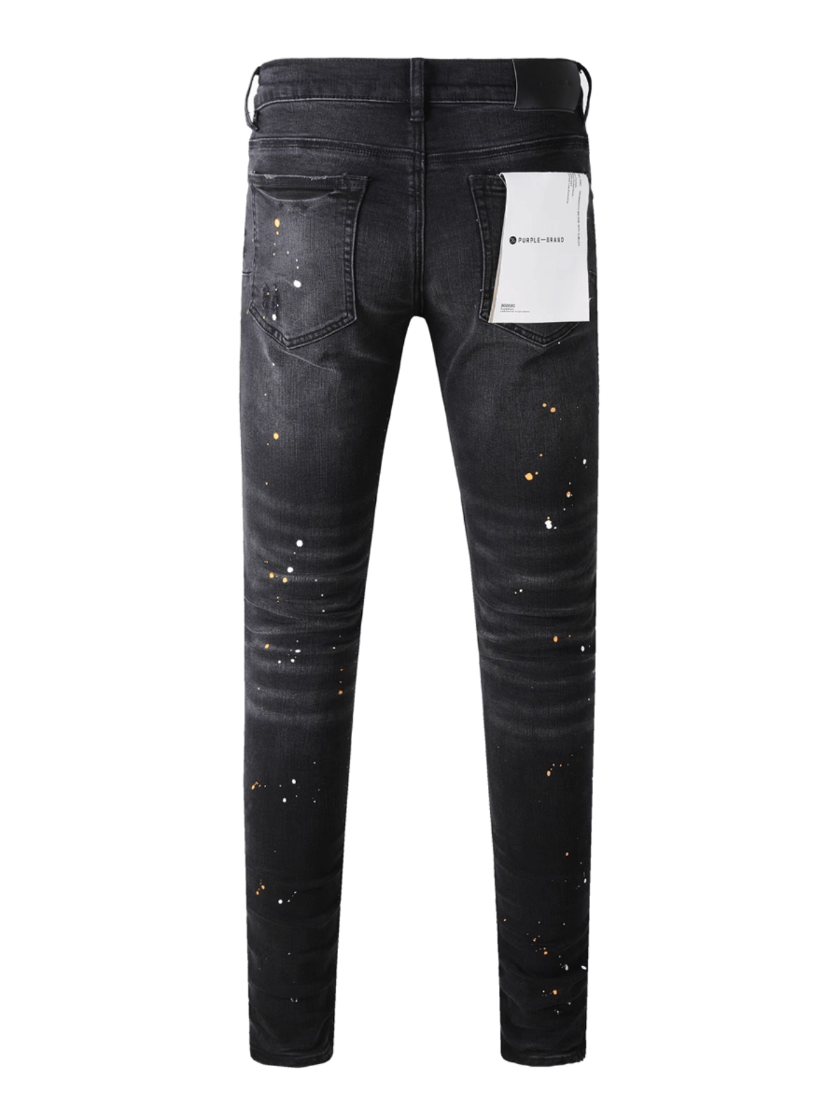 Black Classic Paint Jeans