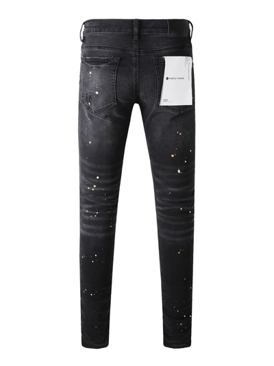 Black Classic Paint Jeans