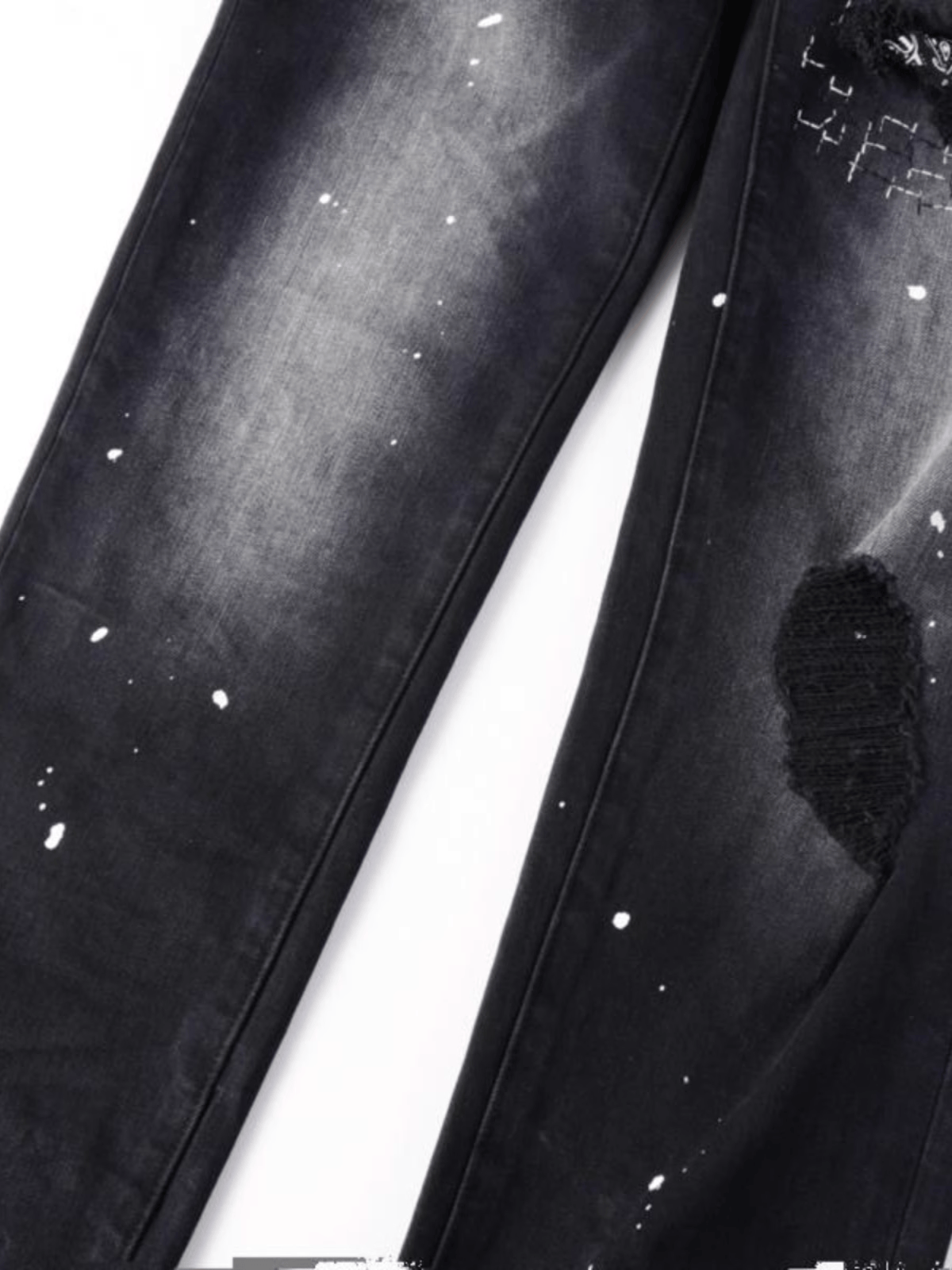 Black Paint Jeans