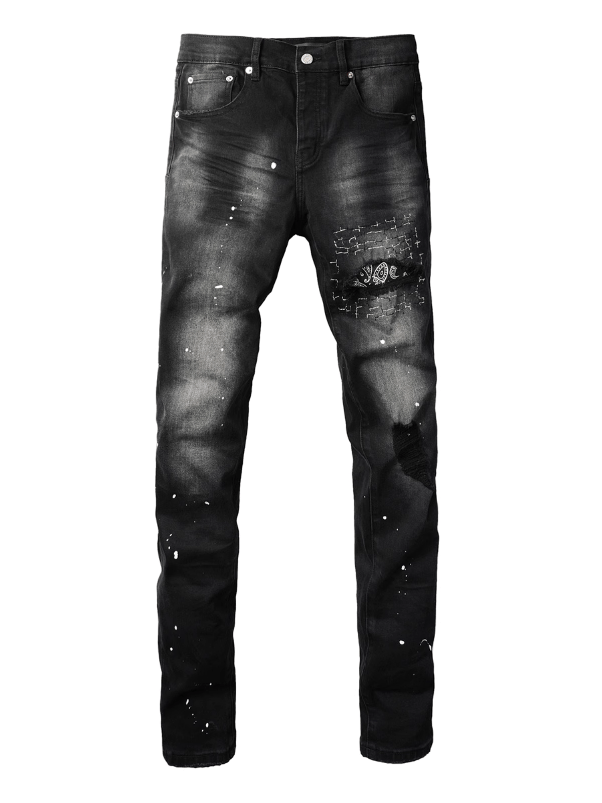 Black Paint Jeans