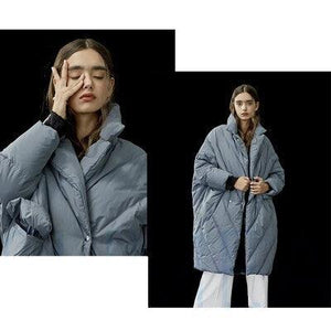 Winter New Fashion Women Long Down Jacket Warm Coat Oversize Outwear Plus size Female Thicken Parkas - tntwear1