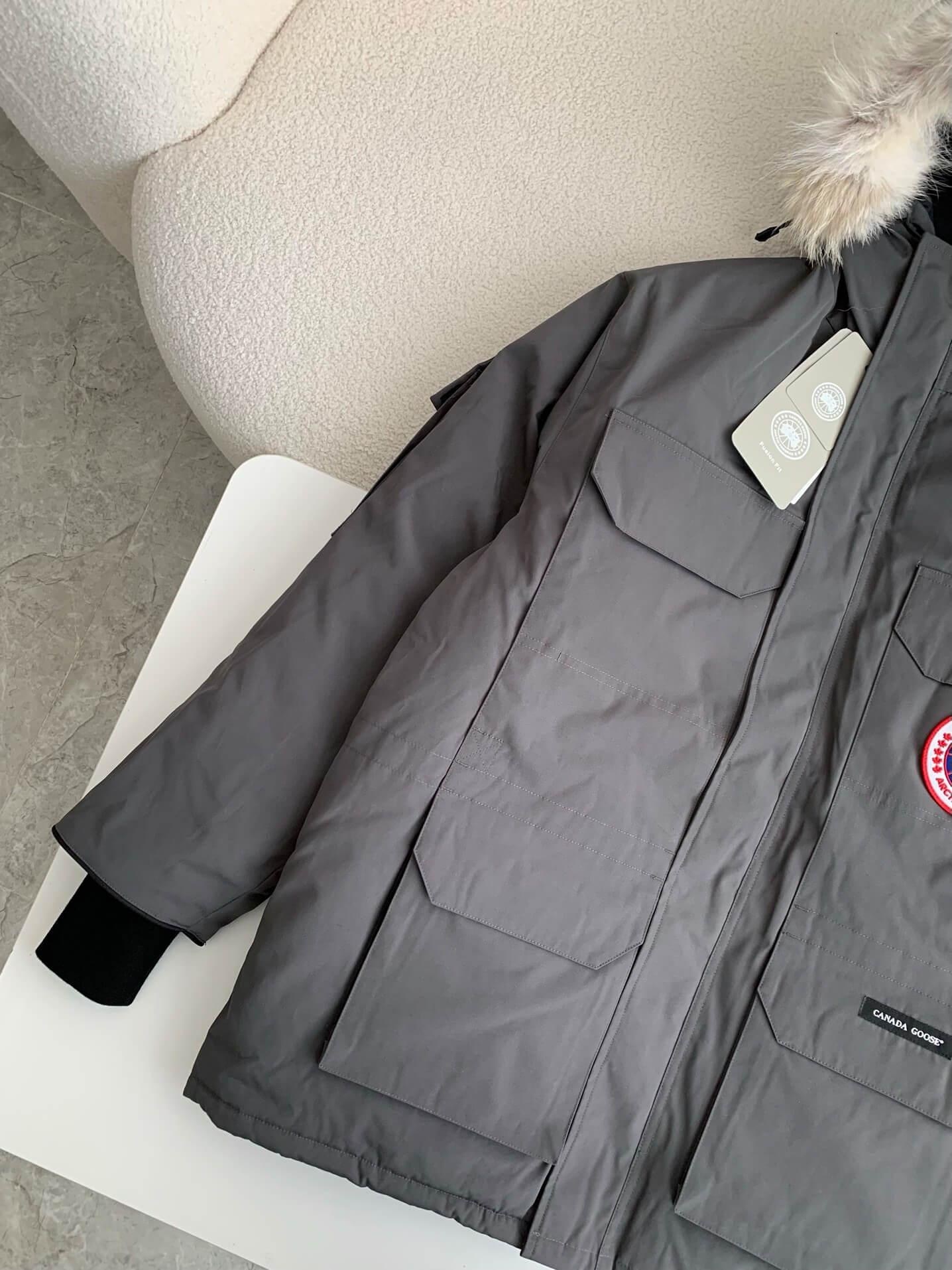 Canada Goose Expedition Parka Graphite Grey Down Jacket - tntwear1