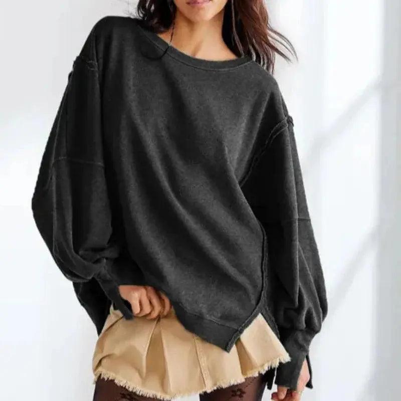 Chic Comfort Oversized Blouse - tntwear1