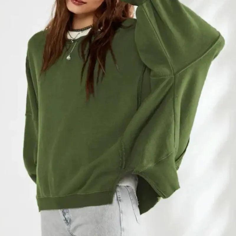 Chic Comfort Oversized Blouse - tntwear1