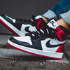 Custom Air Jordan 1 Black Toe Sneakers - tntwear1