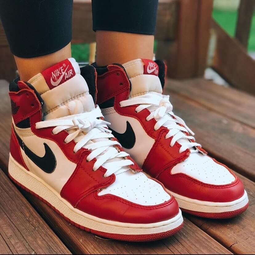 Custom Air Jordan 1 Chicago Sneakers - tntwear1