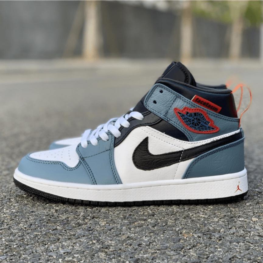 Custom Air Jordan 1 Face Tasm Sneakers - tntwear1