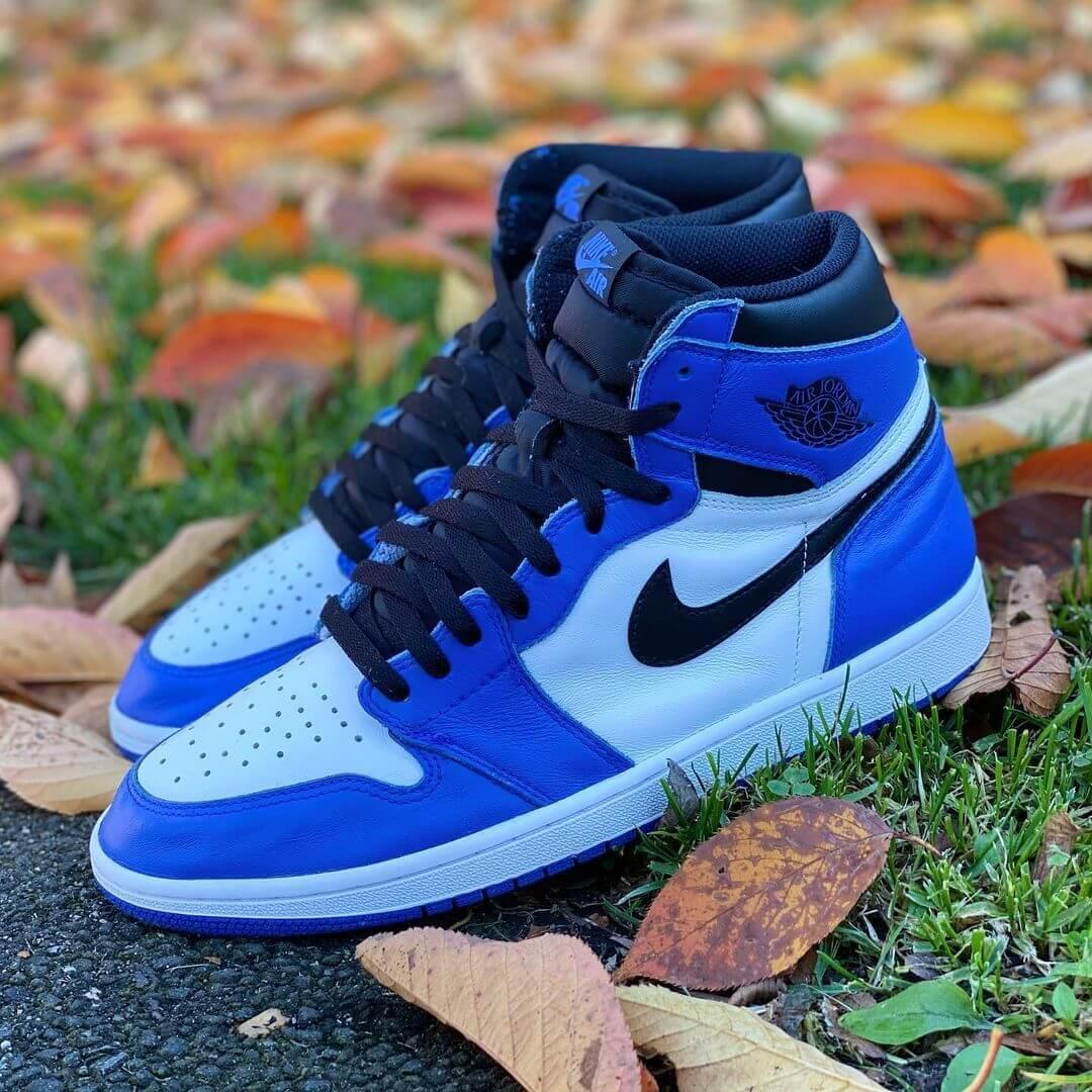 Custom Air Jordan 1 Game Royal Sneakers - tntwear1