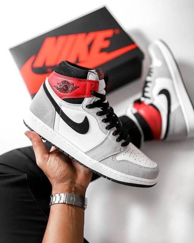 Custom Air Jordan 1 Grey Sneakers - tntwear1