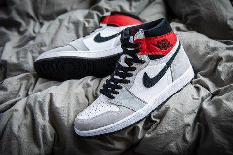 Custom Air Jordan 1 Grey Sneakers - tntwear1