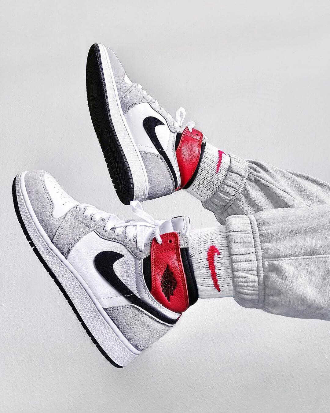 Custom Air Jordan 1 Grey Sneakers - tntwear1