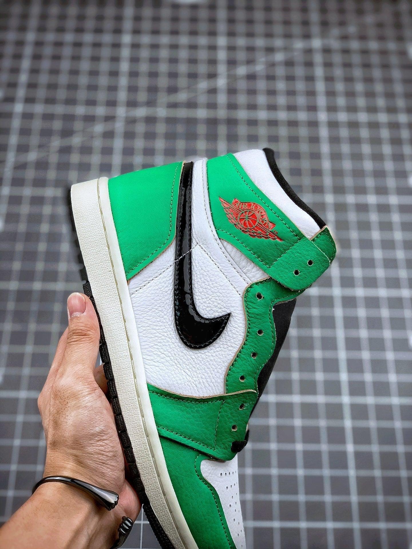 Custom Air Jordan 1 High OG Lucky Green DB4612-300 - tntwear1