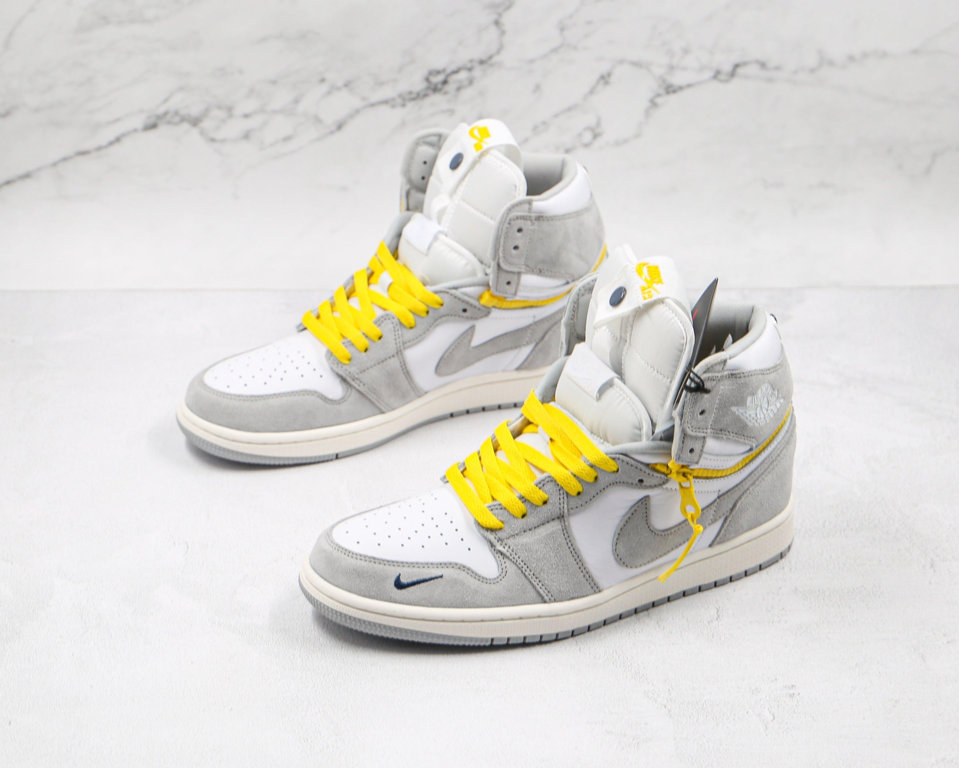 Custom Air Jordan 1 High Switch “Light Smoke Grey” High Q ( Customs And Box ), Jordan 1 Sneakers Active - tntwear1