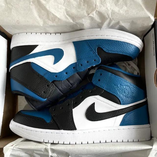 Custom Air Jordan 1 Inverted Blue - tntwear1