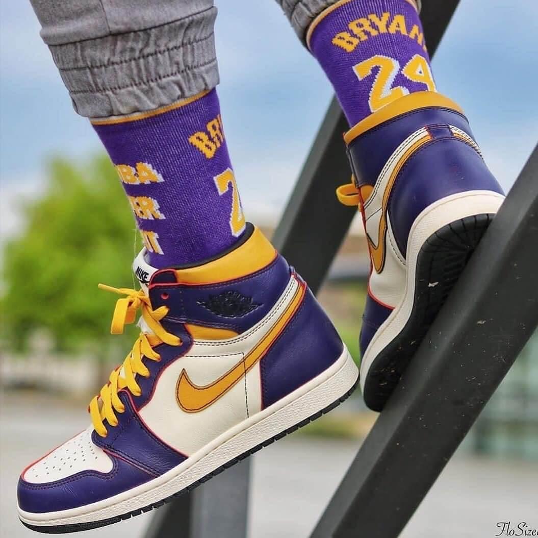 Custom Air Jordan 1 LA To Chicago Sneakers - tntwear1