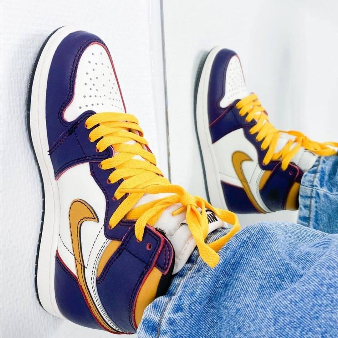 Custom Air Jordan 1 LA To Chicago Sneakers - tntwear1