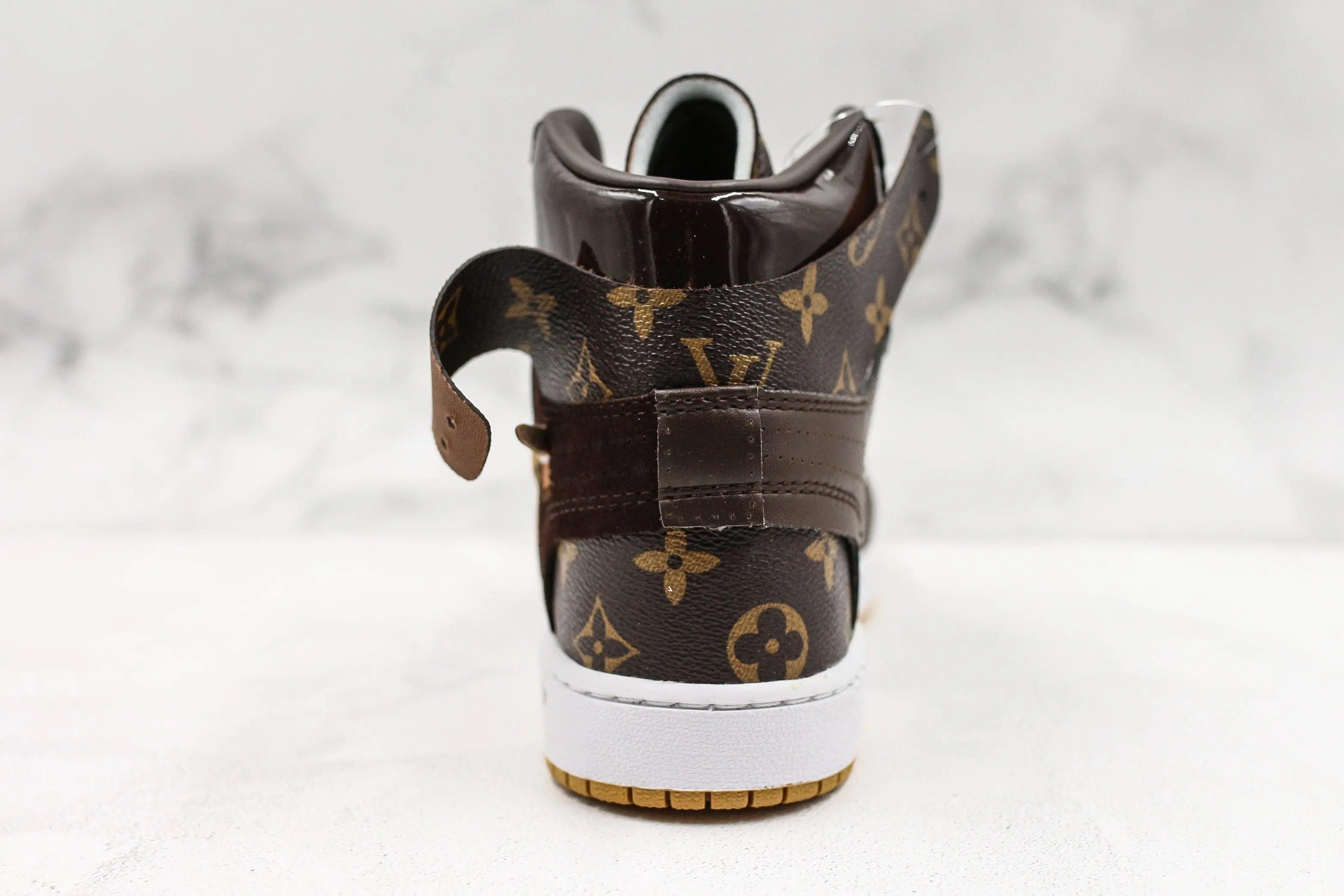 Custom Air Jordan 1 LV High Q ( Customs And Box ), Jordan 1 Sneakers Active A11 - tntwear1