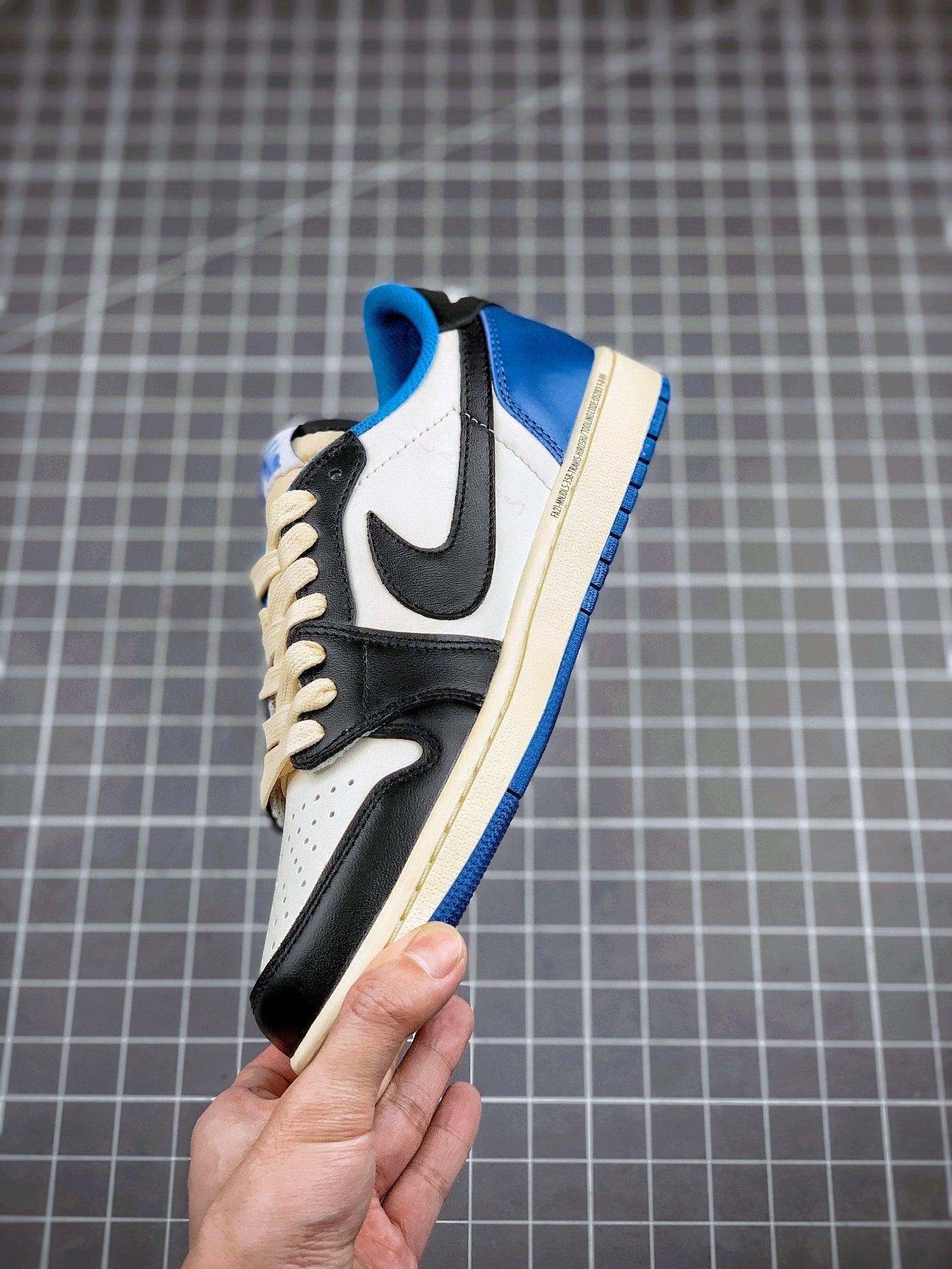 Custom Air Jordan 1 Low Fragment x T-Scott - DM7866-140 - tntwear1