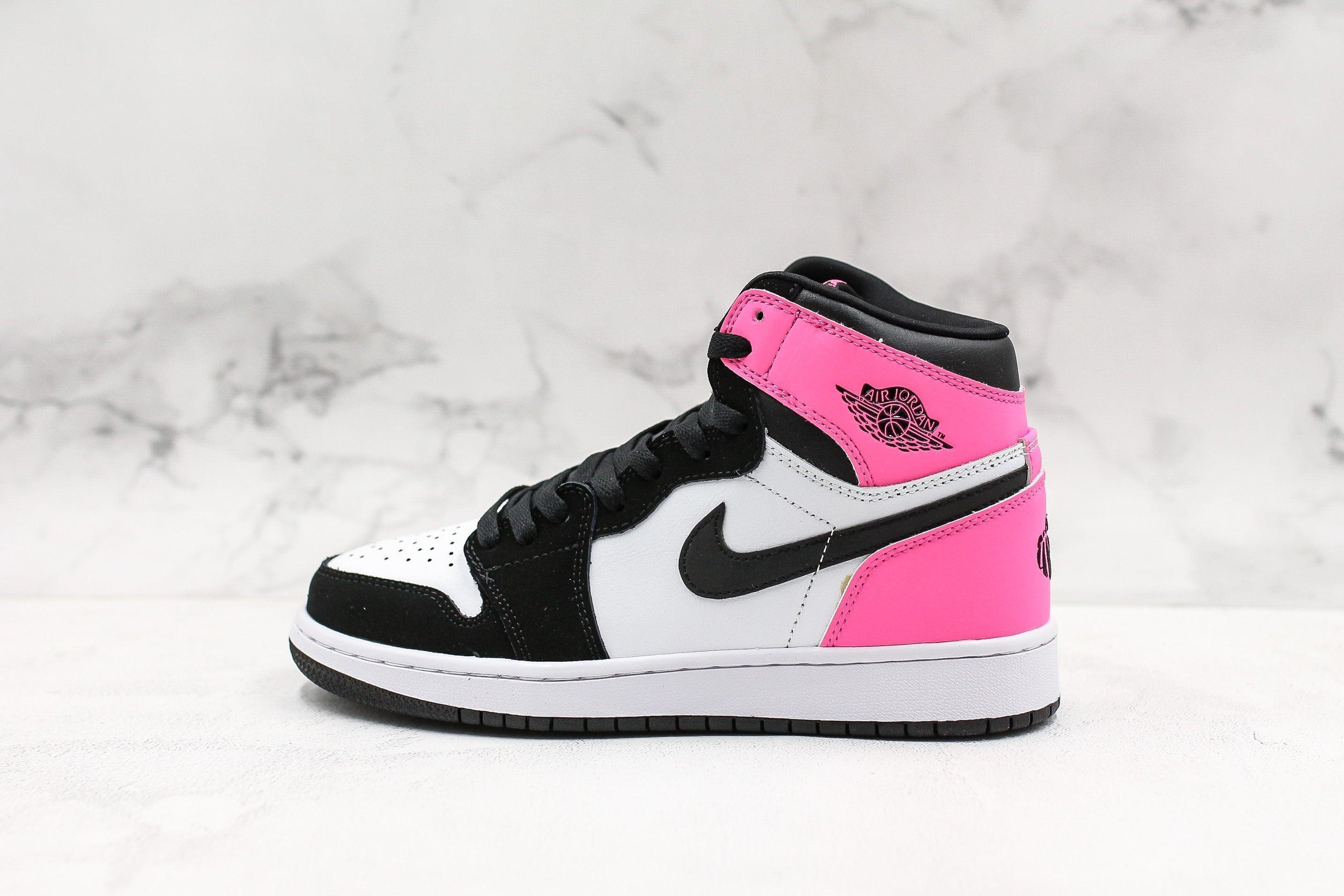 Custom Air Jordan 1 Low Pink AJ1 High Q ( Customs And Box ), Jordan 1 Sneakers Active - tntwear1