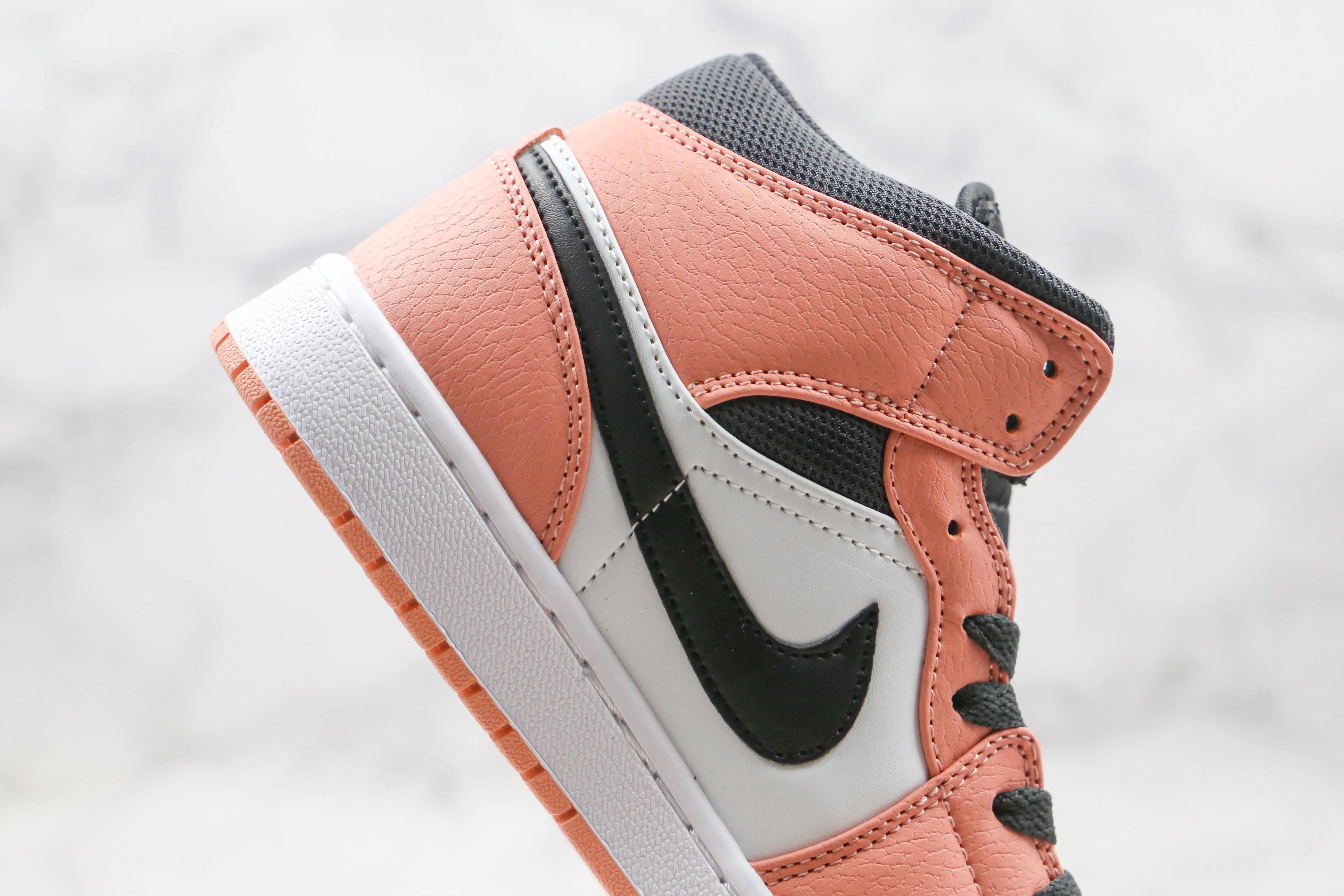 Custom Air Jordan 1 Mid" Digital Pink Quartz High Q ( Customs And Box ), Jordan 1 Sneakers Active - tntwear1