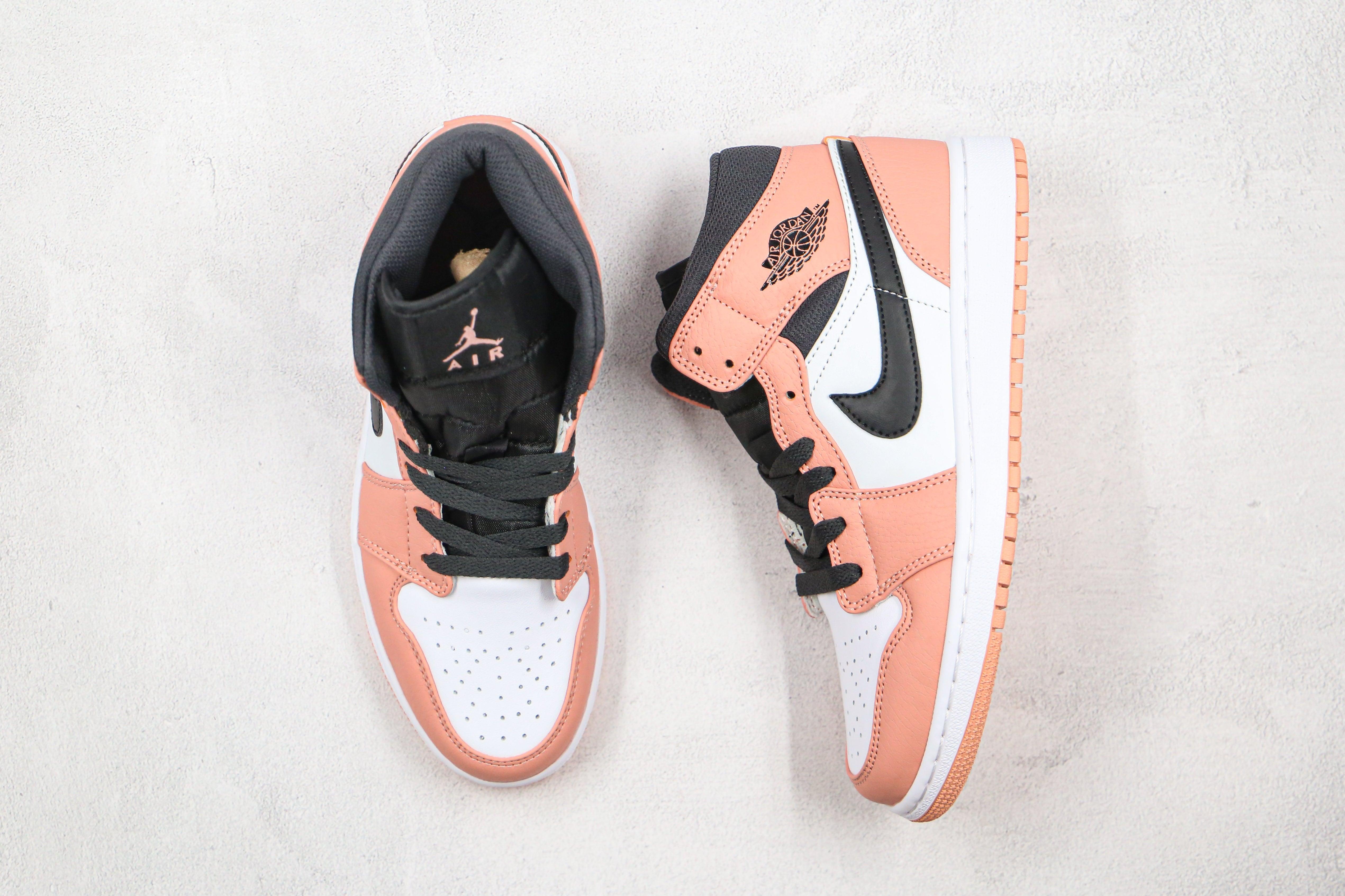 Custom Air Jordan 1 Mid Digital Pink Quartz High Q - tntwear1