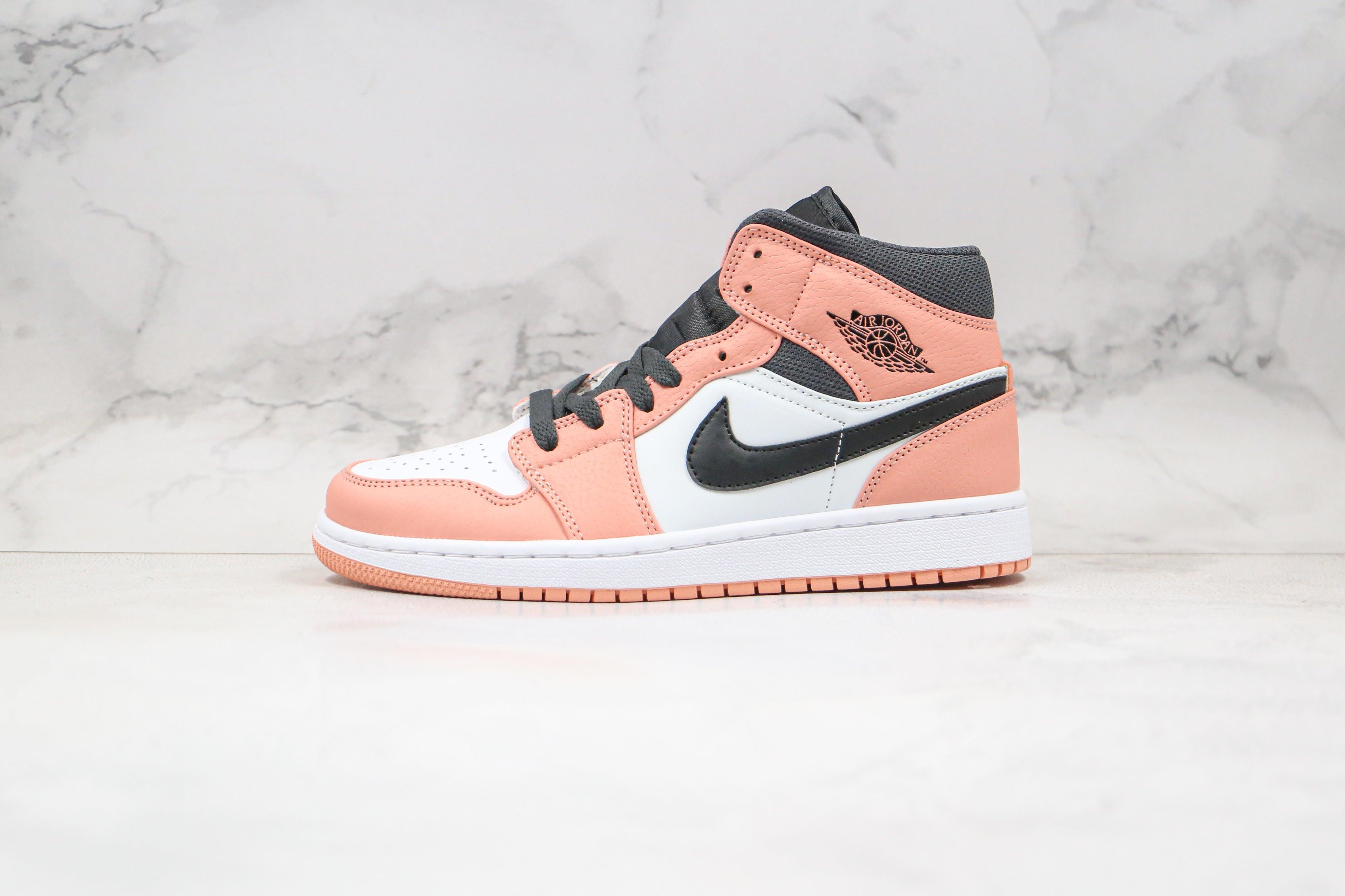 Custom Air Jordan 1 Mid Digital Pink Quartz High Q - tntwear1