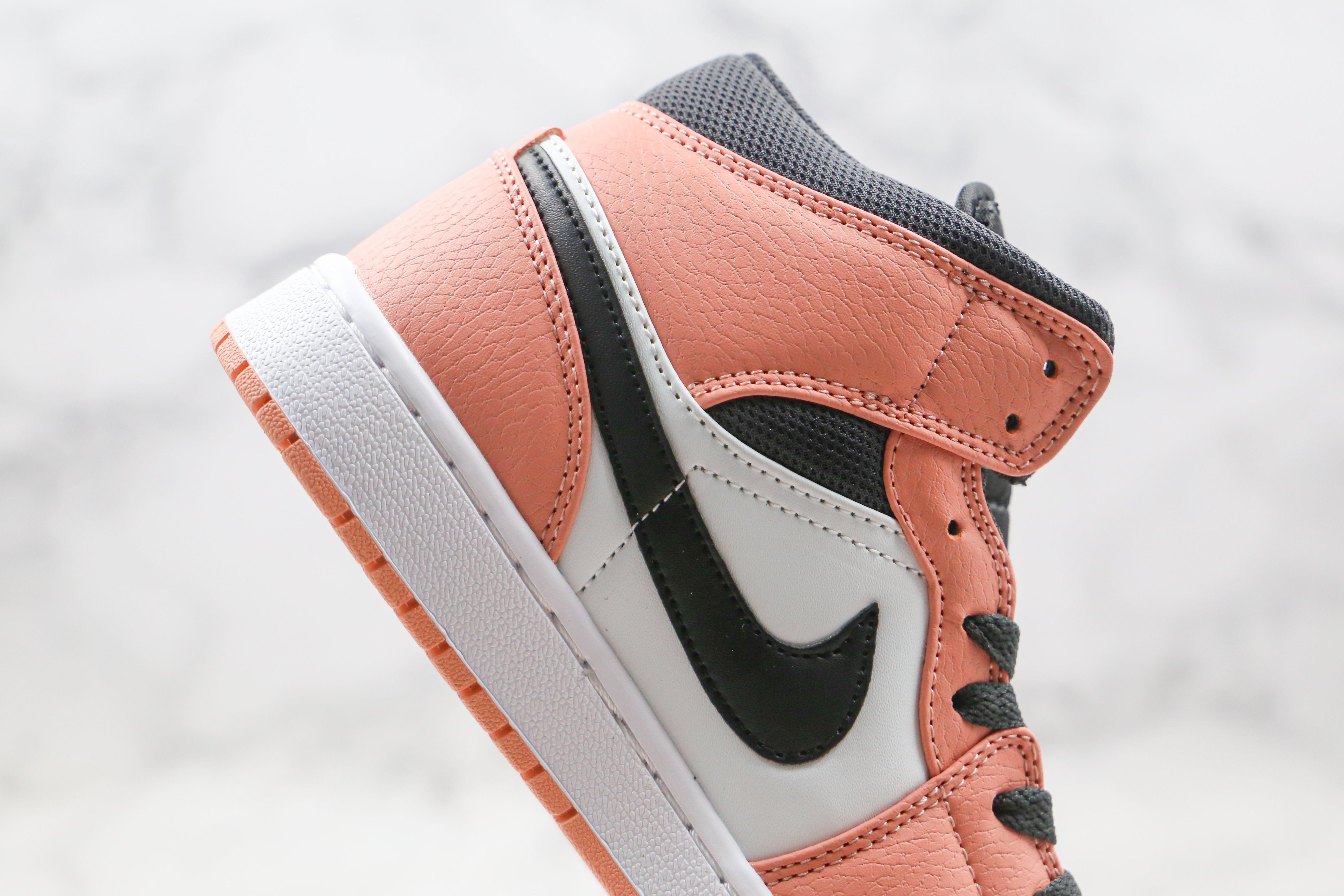 Custom Air Jordan 1 Mid Digital Pink Quartz High Q - tntwear1