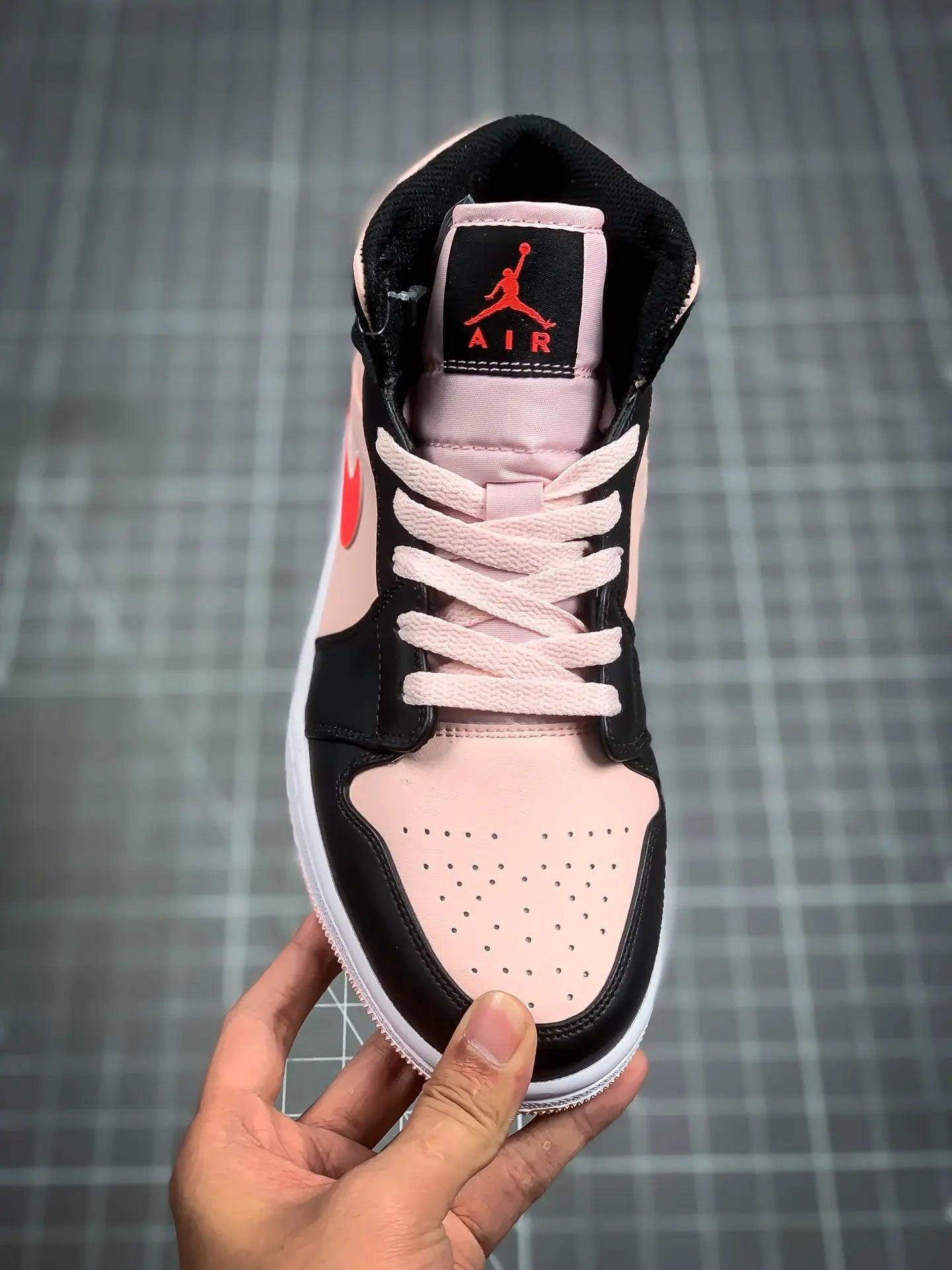 Custom Air Jordan 1 Mid Pink - tntwear1