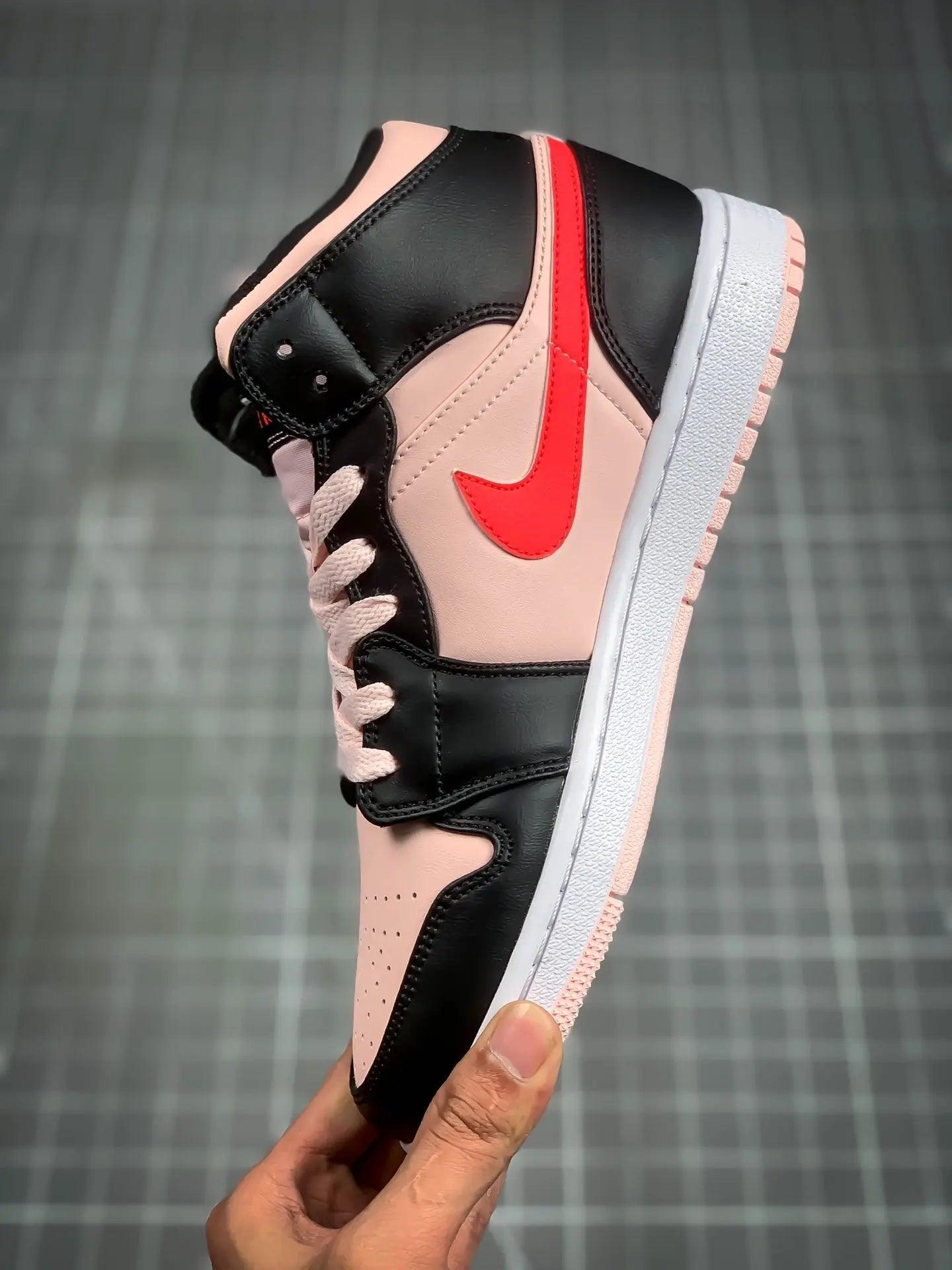 Custom Air Jordan 1 Mid Pink - tntwear1