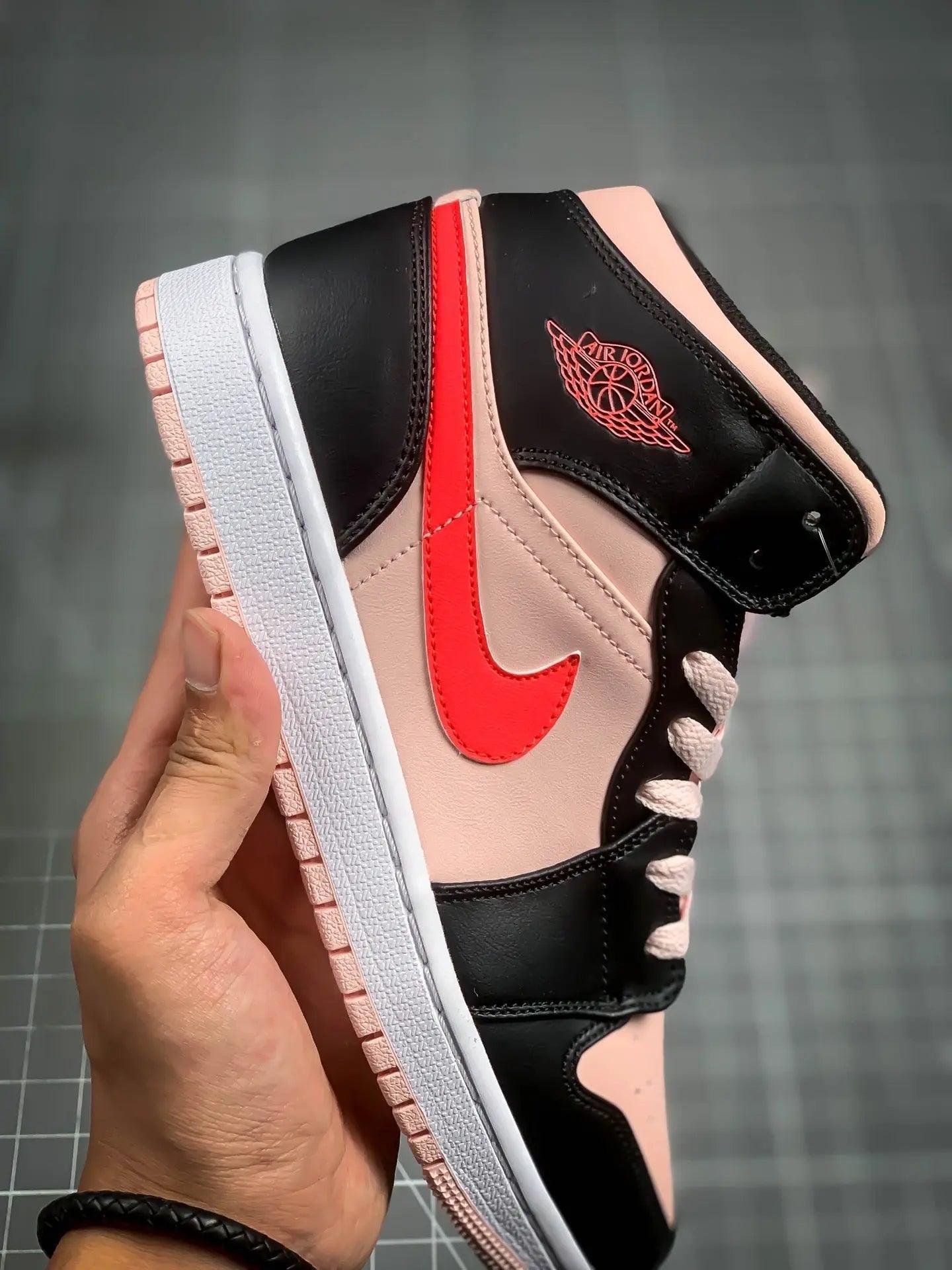 Custom Air Jordan 1 Mid Pink - tntwear1