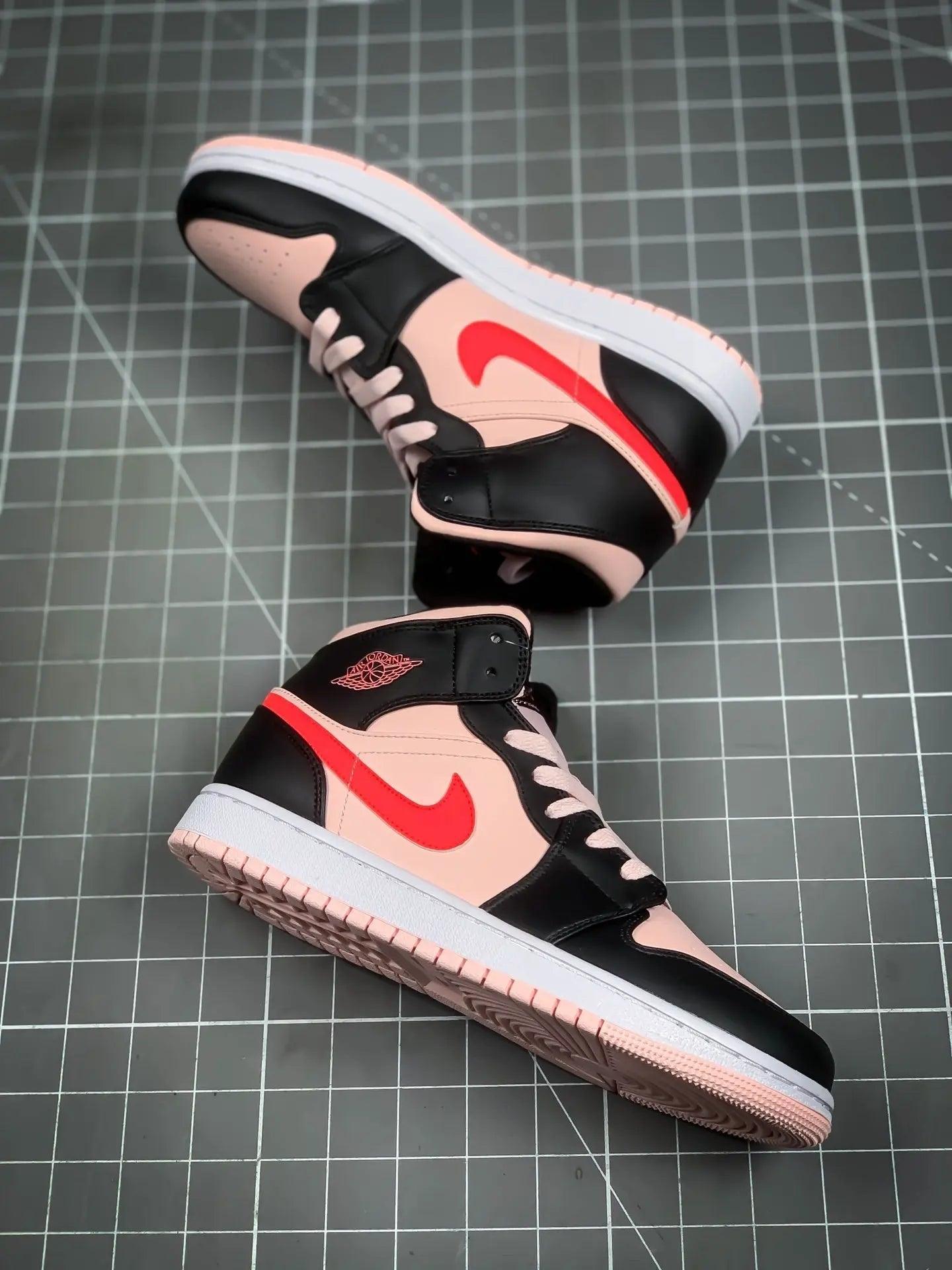 Custom Air Jordan 1 Mid Pink - tntwear1