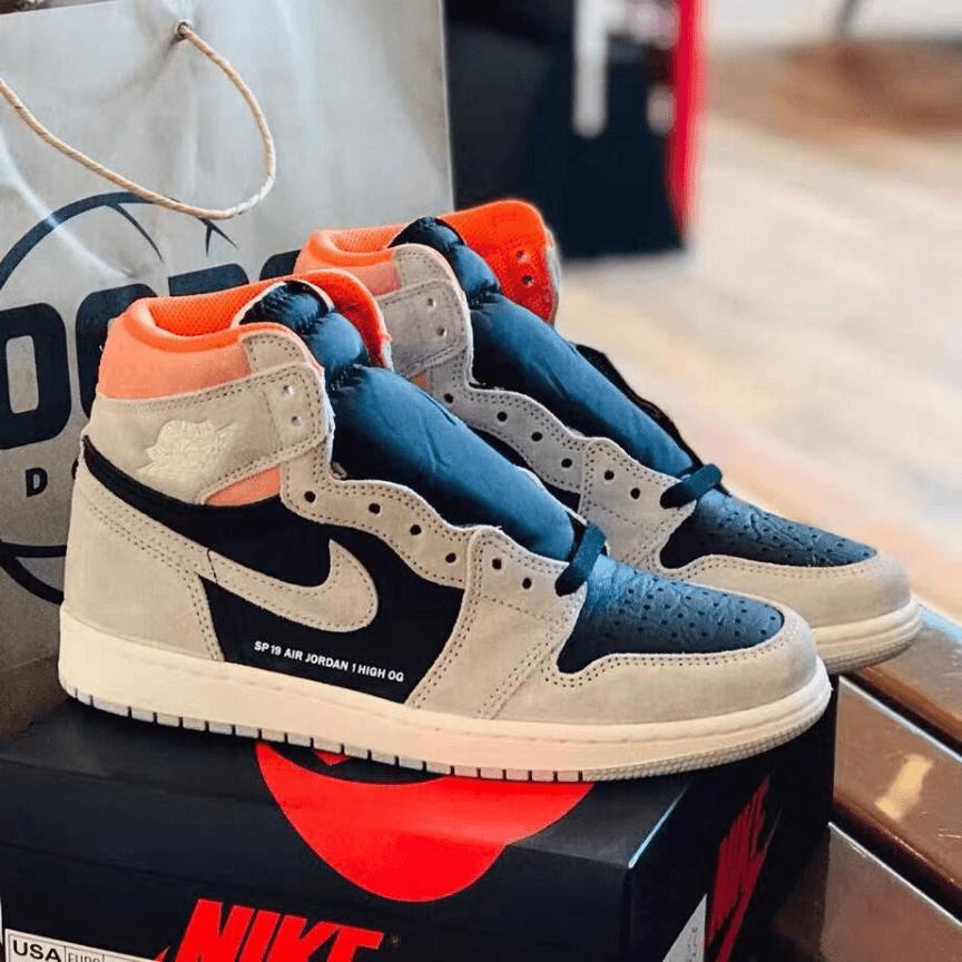 Custom Air Jordan 1 Neutral Grey Sneakers - tntwear1