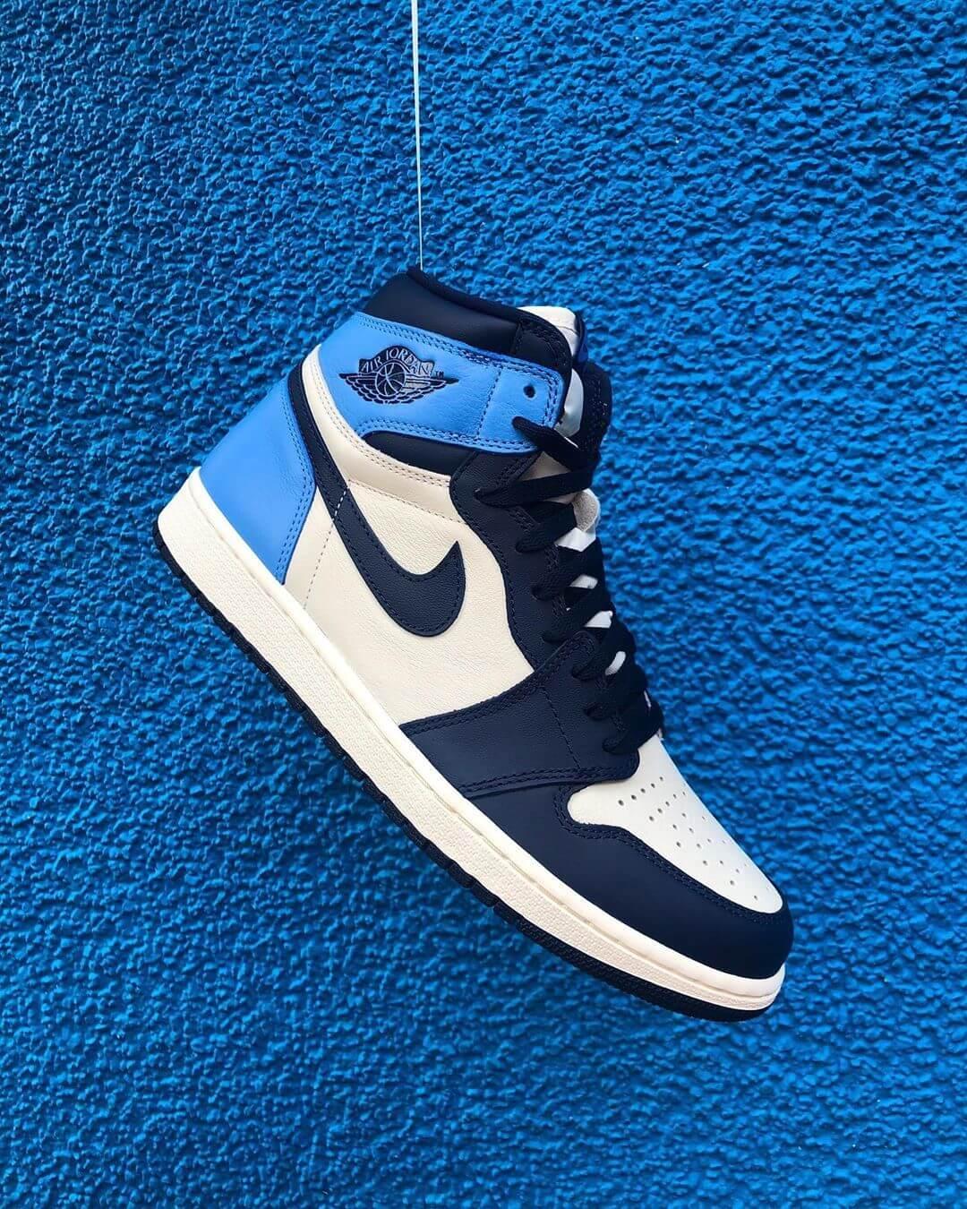 Custom Air Jordan 1 Obsidian Blue Sneakers - tntwear1