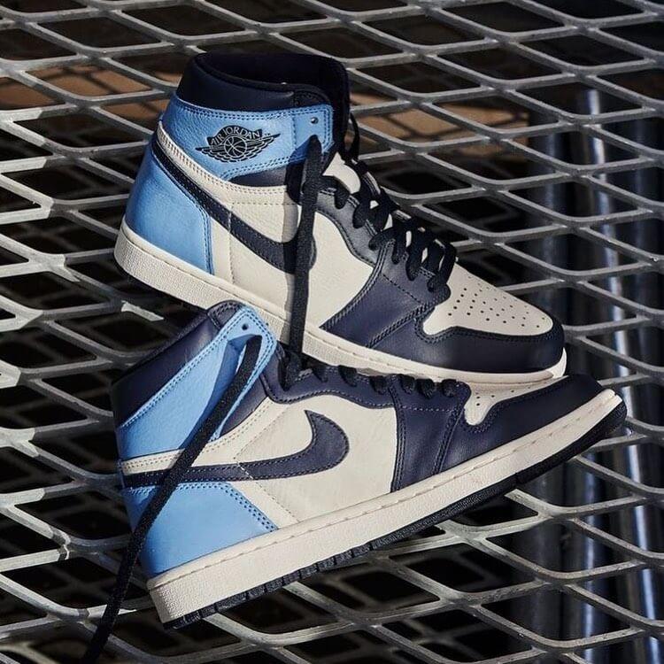 Custom Air Jordan 1 Obsidian Blue Sneakers - tntwear1