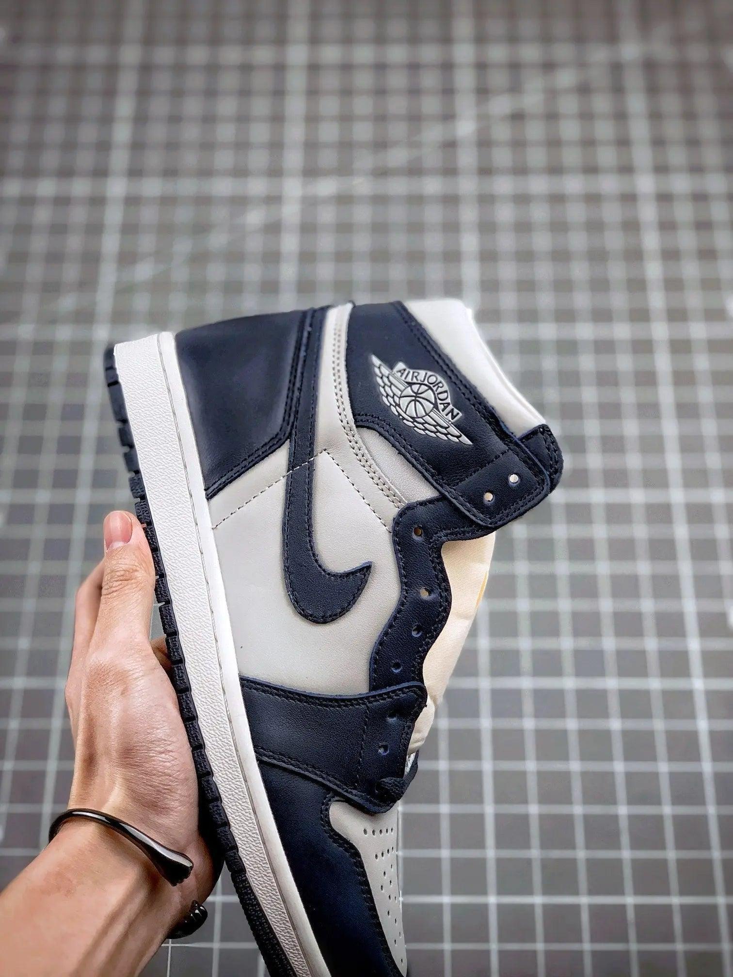 Custom Air Jordan 1 Retro Grey Blue Georgetown - tntwear1