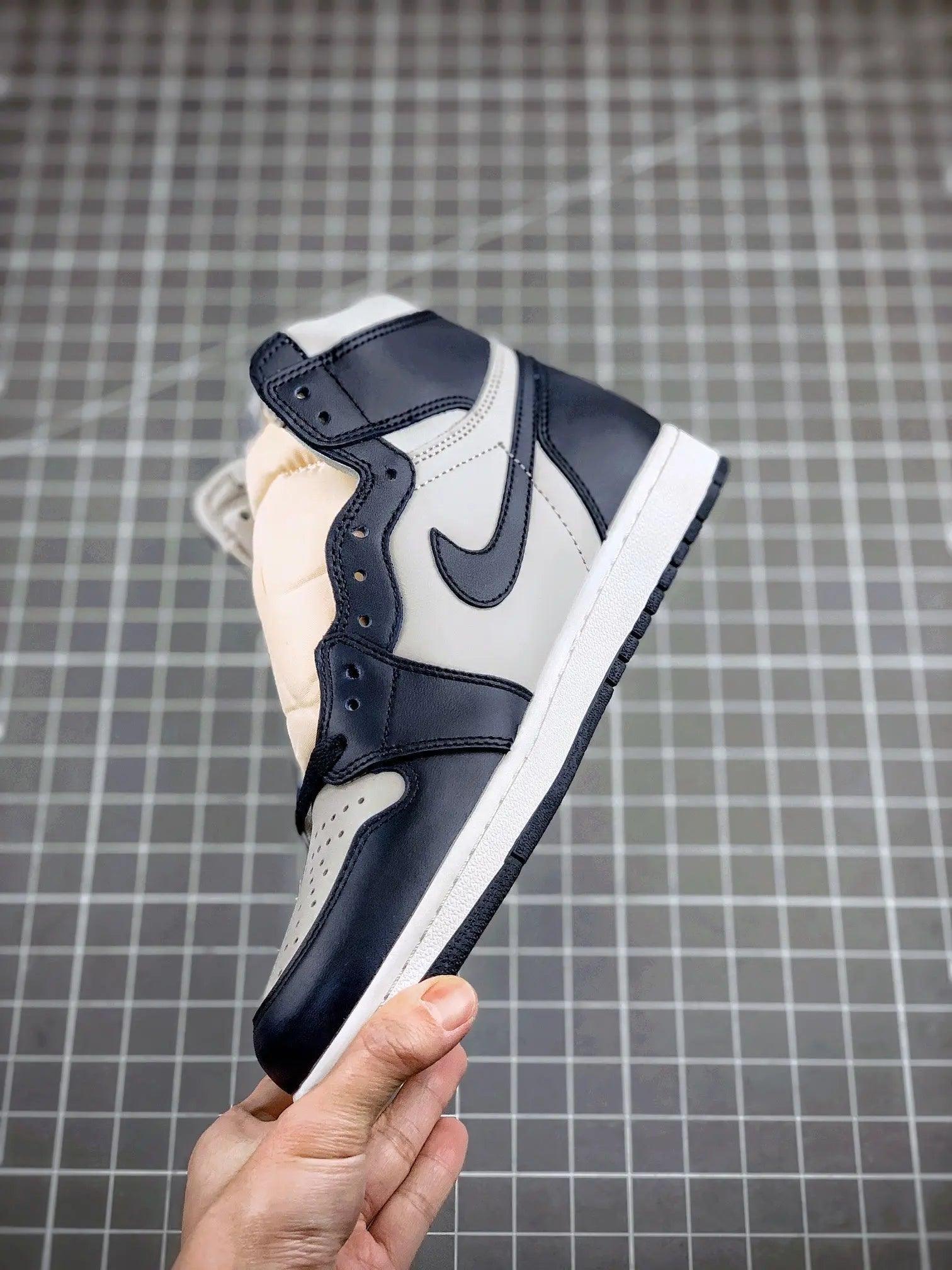 Custom Air Jordan 1 Retro Grey Blue Georgetown - tntwear1