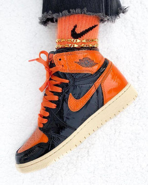 Custom Air Jordan 1 Shattered Backboard Sneakers - tntwear1