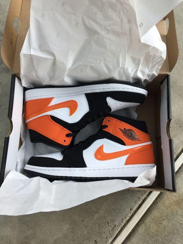 Custom Air Jordan 1 Shattered Backboard White Toe Sneakers - tntwear1